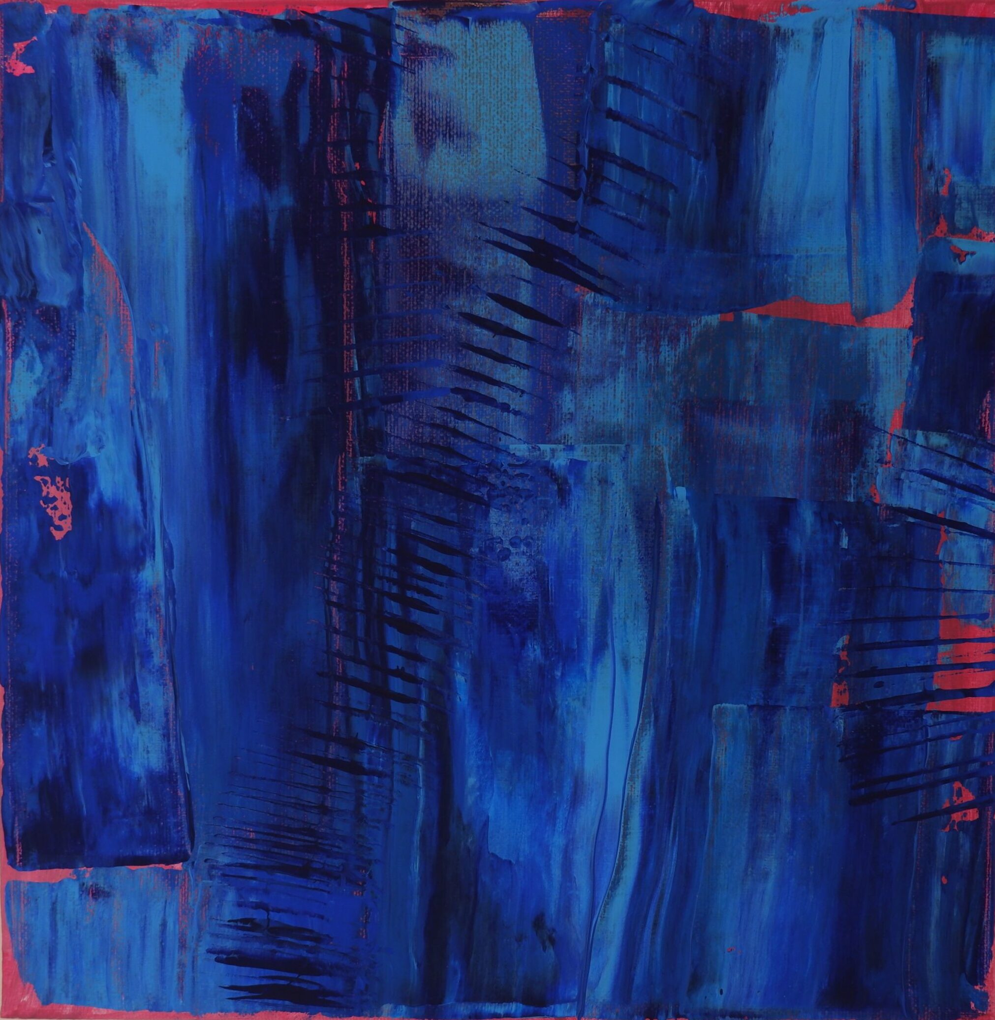 alyce mojoy altitude 2025 acrylic on canvas 40 × 40 cm